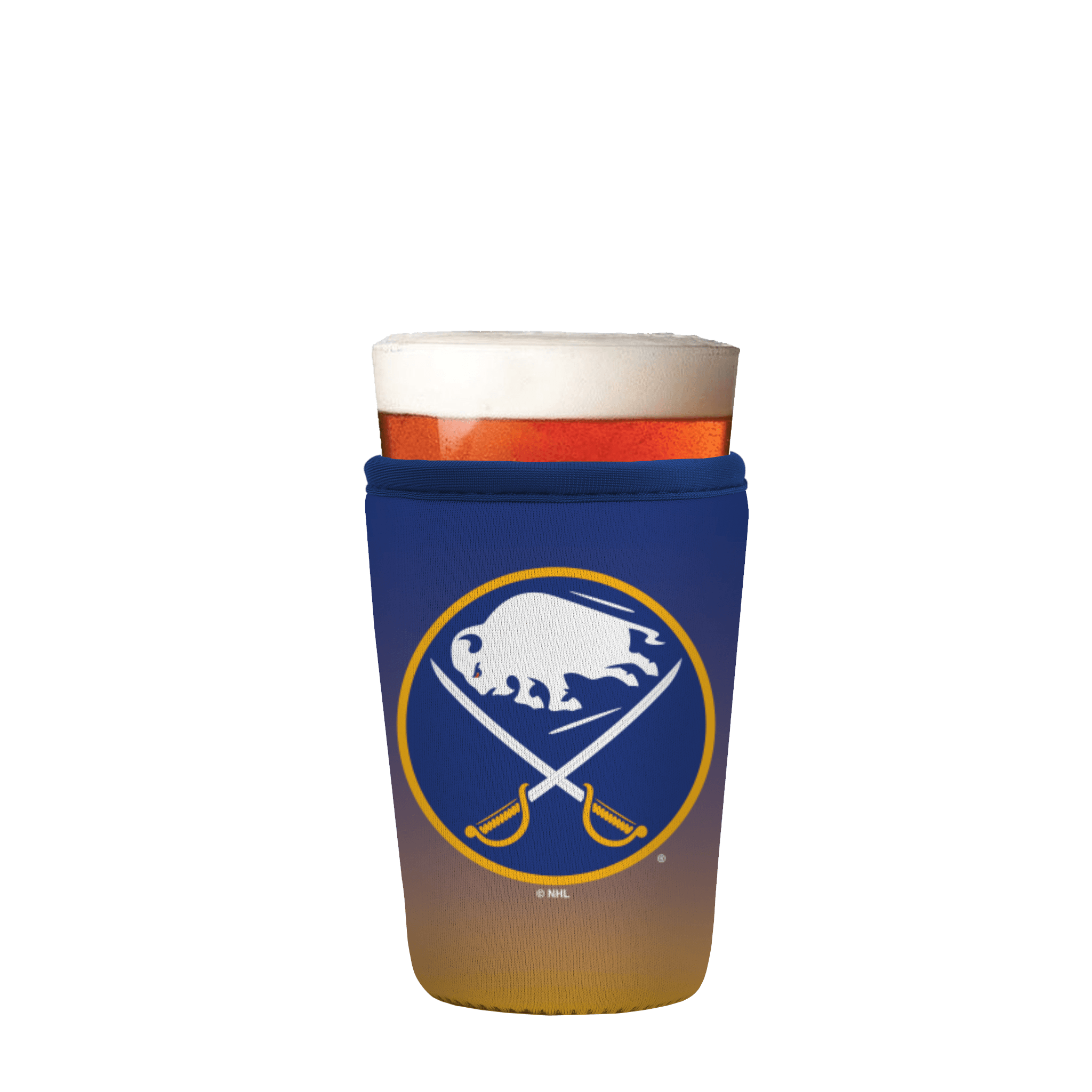 PintGlassSok NHL Buffalo Sabres Ombre 16-20oz Pint Glass