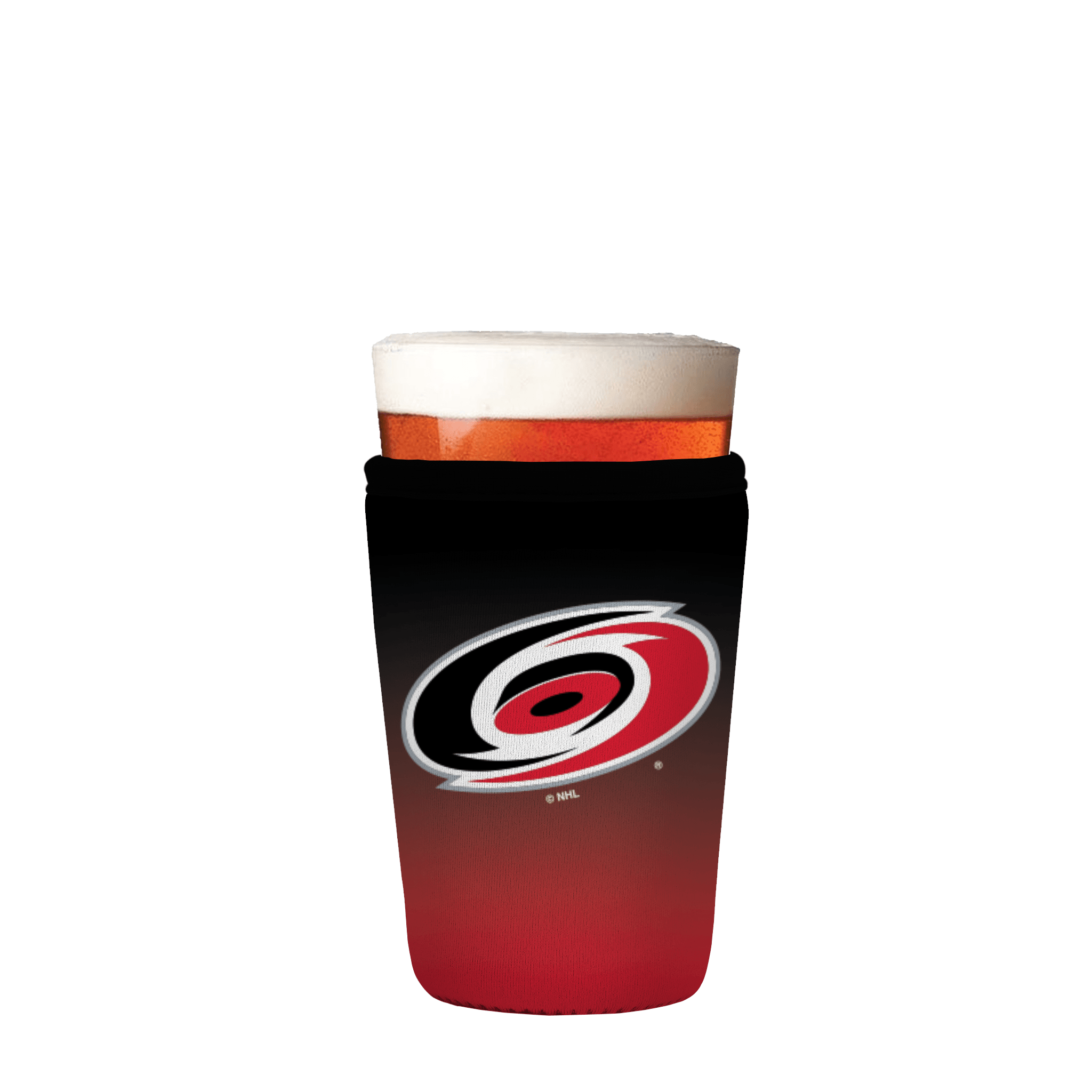 PintGlassSok NHL Carolina Hurricanes Ombre 16-20oz Pint Glass