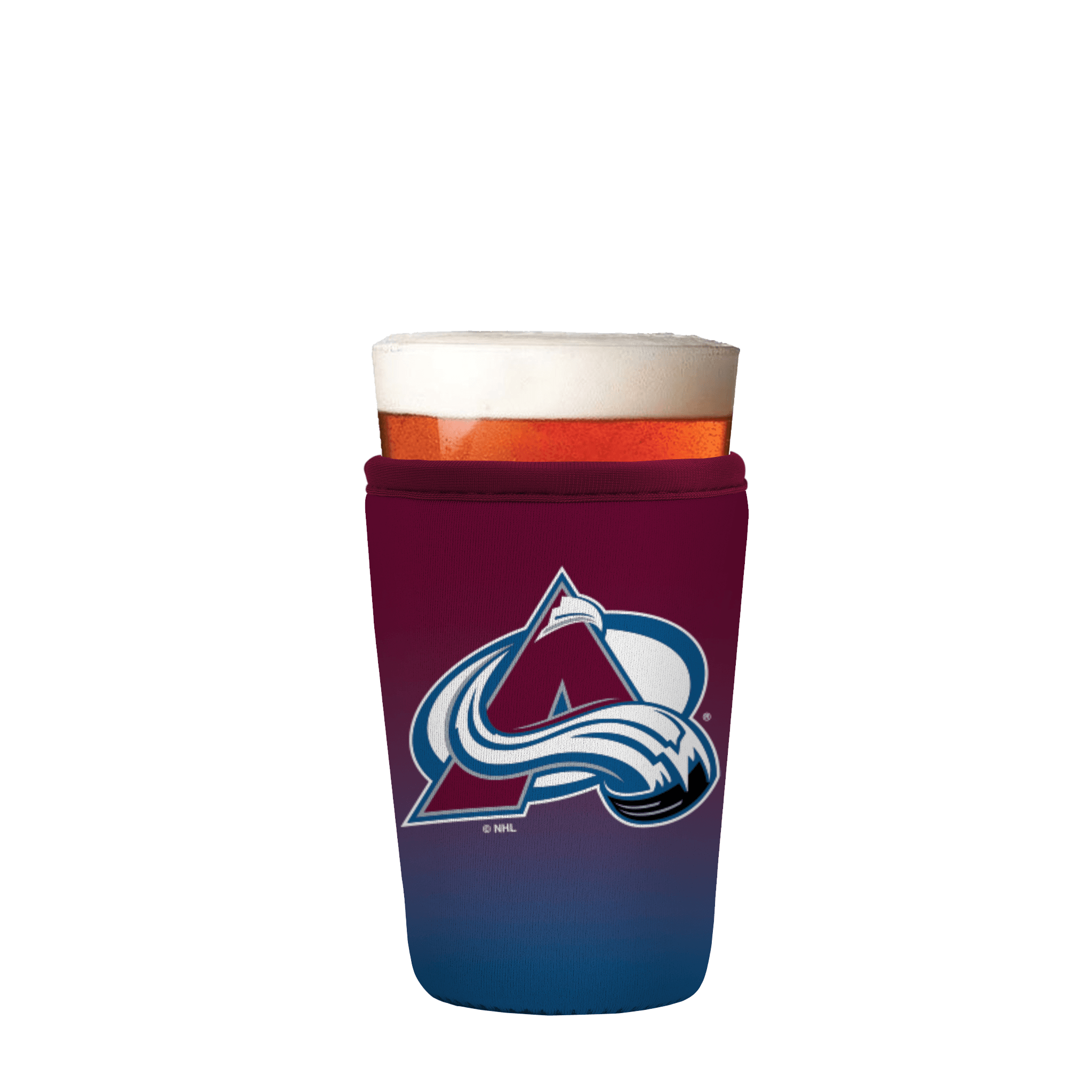PintGlassSok NHL Colorado Avalanche Ombre 16-20oz Pint Glass