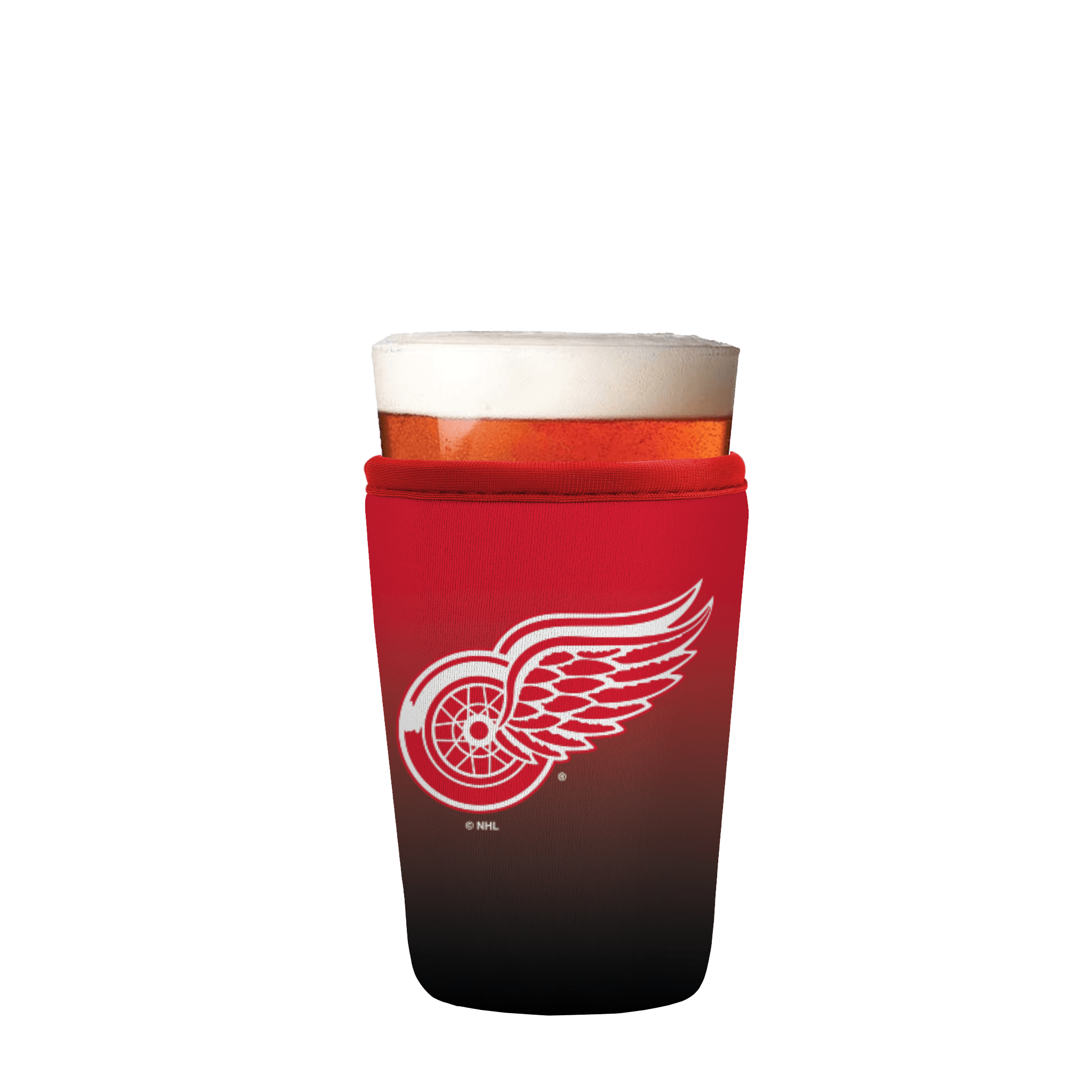 PintGlassSok NHL Detroit Red Wings Ombre 16-20oz Pint Glass
