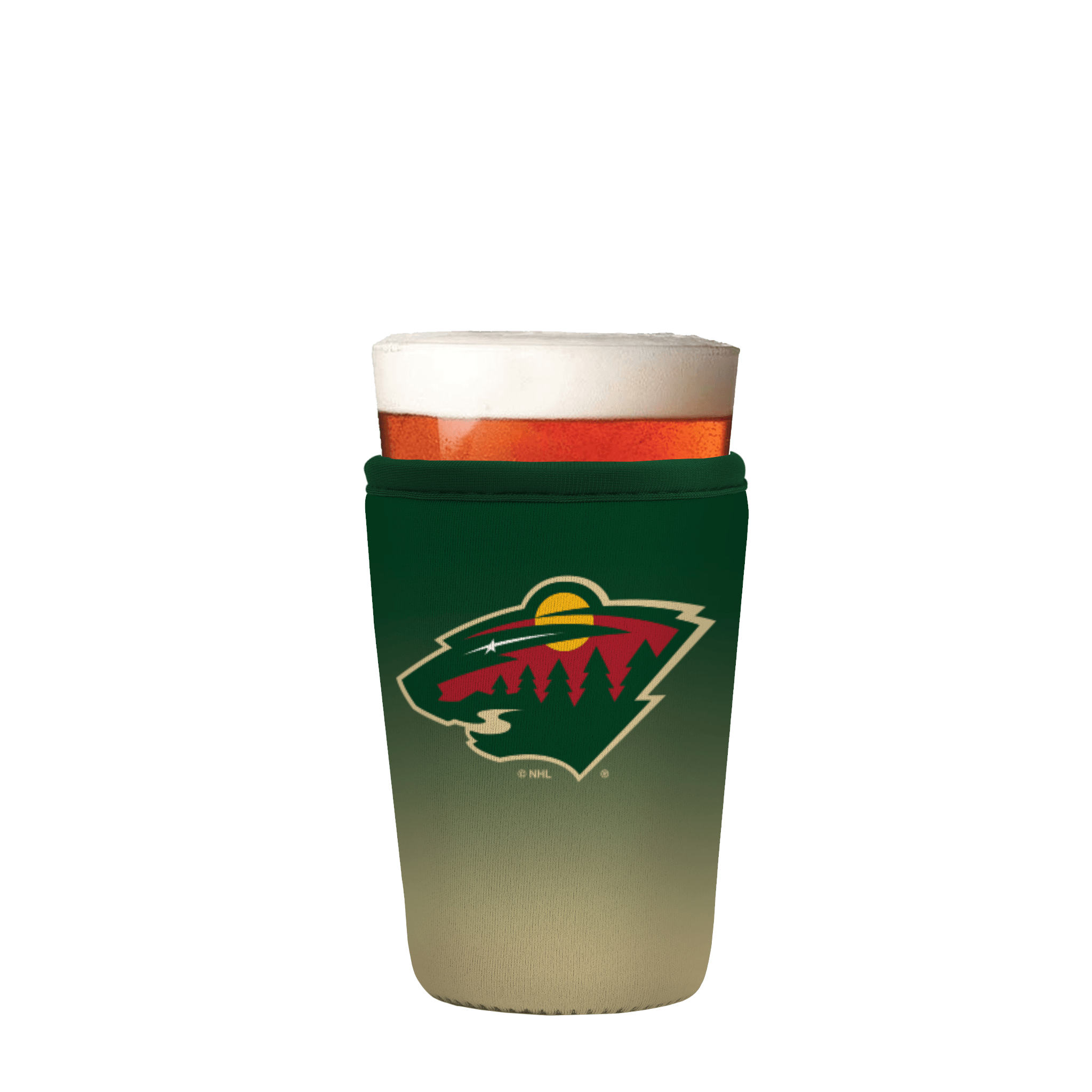 PintGlassSok NHL Minnesota Wild Ombre 16-20oz Pint Glass