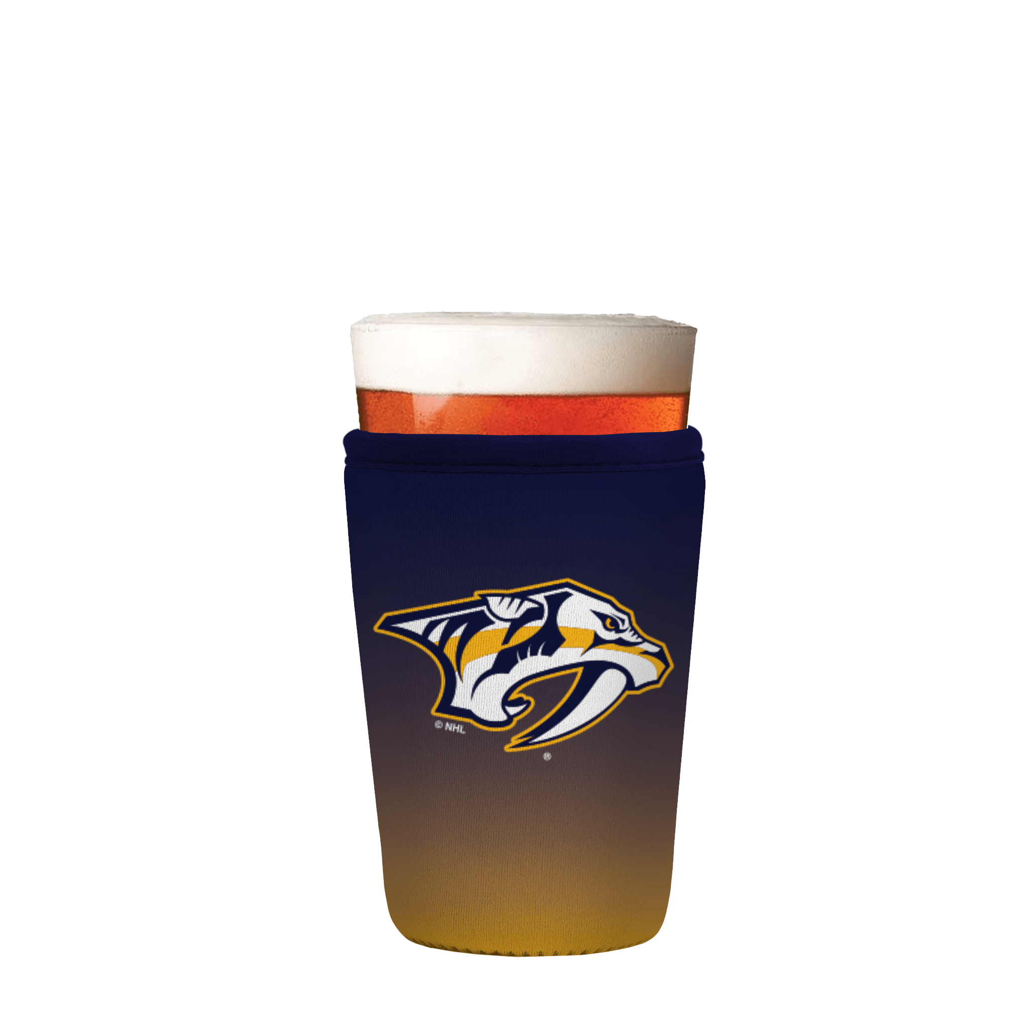 PintGlassSok NHL Nashville Predators Ombre 16-20oz Pint Glass