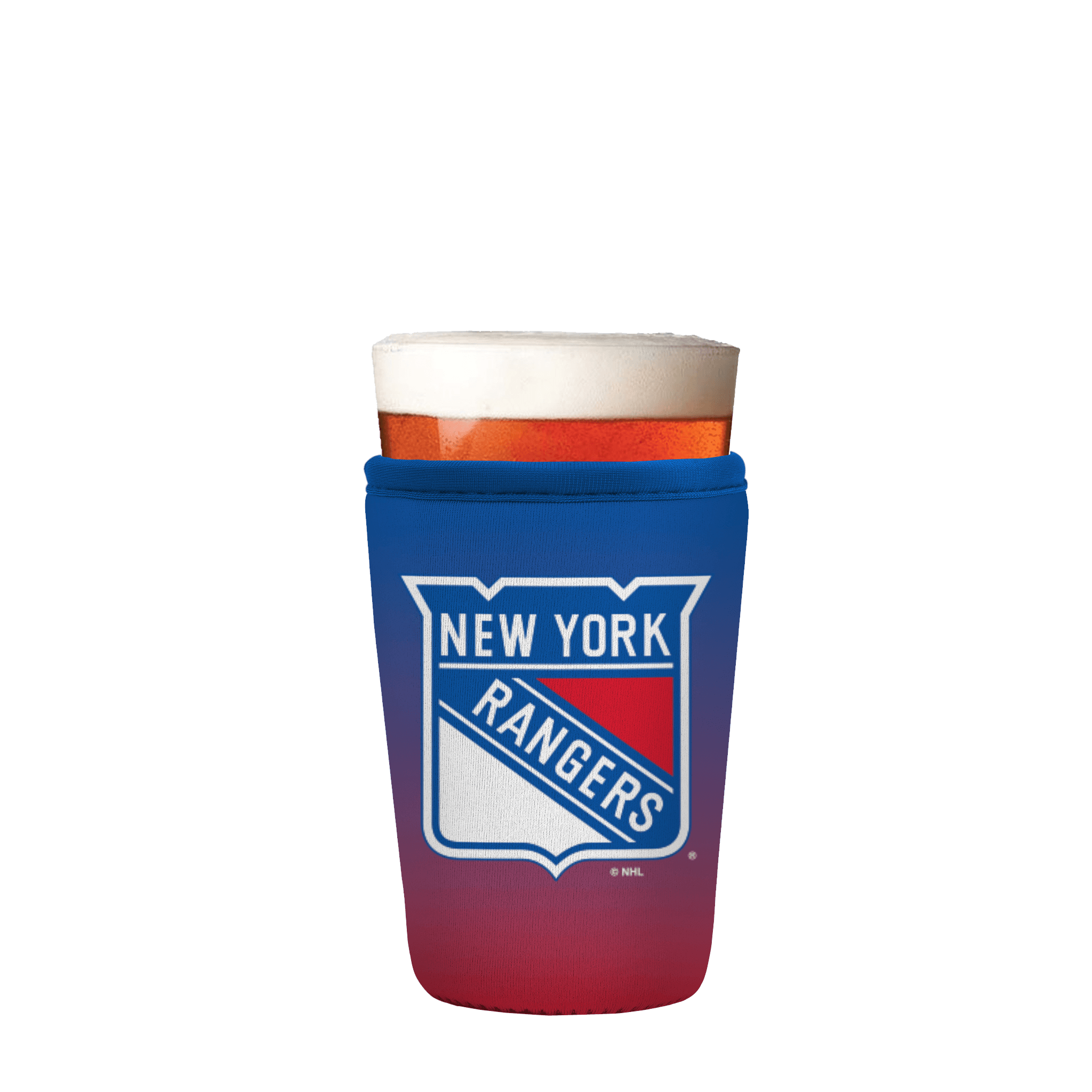 PintGlassSok NHL New York Rangers Ombre 16-20oz Pint Glass