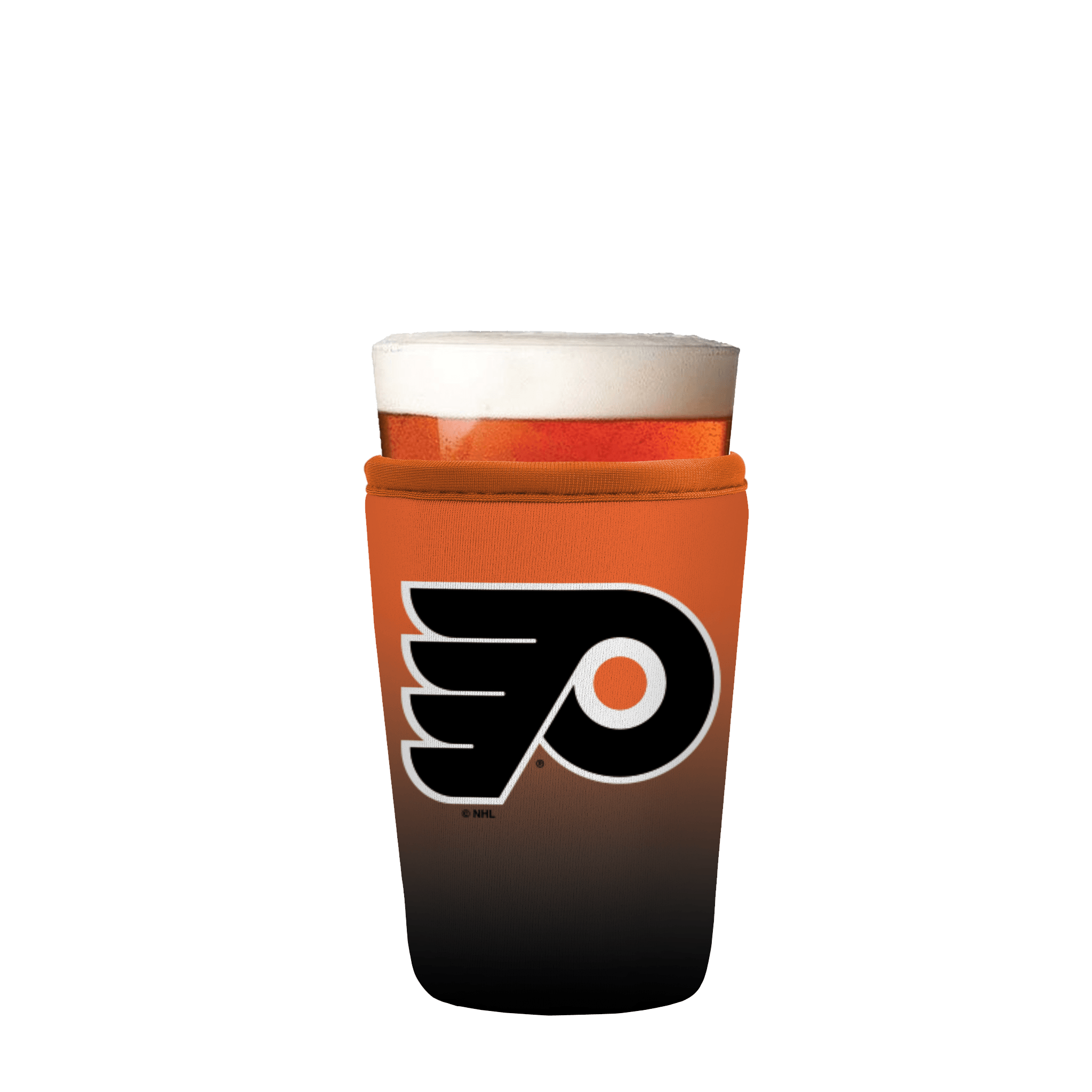 PintGlassSok NHL Philadelphia Flyers Ombre 16-20oz Pint Glass