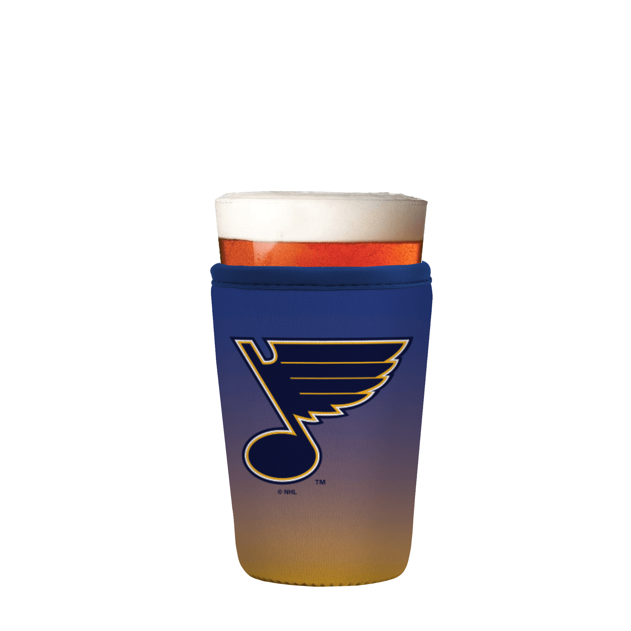 PintGlassSok NHL St. Louis Blues Ombre 16-20oz Pint Glass