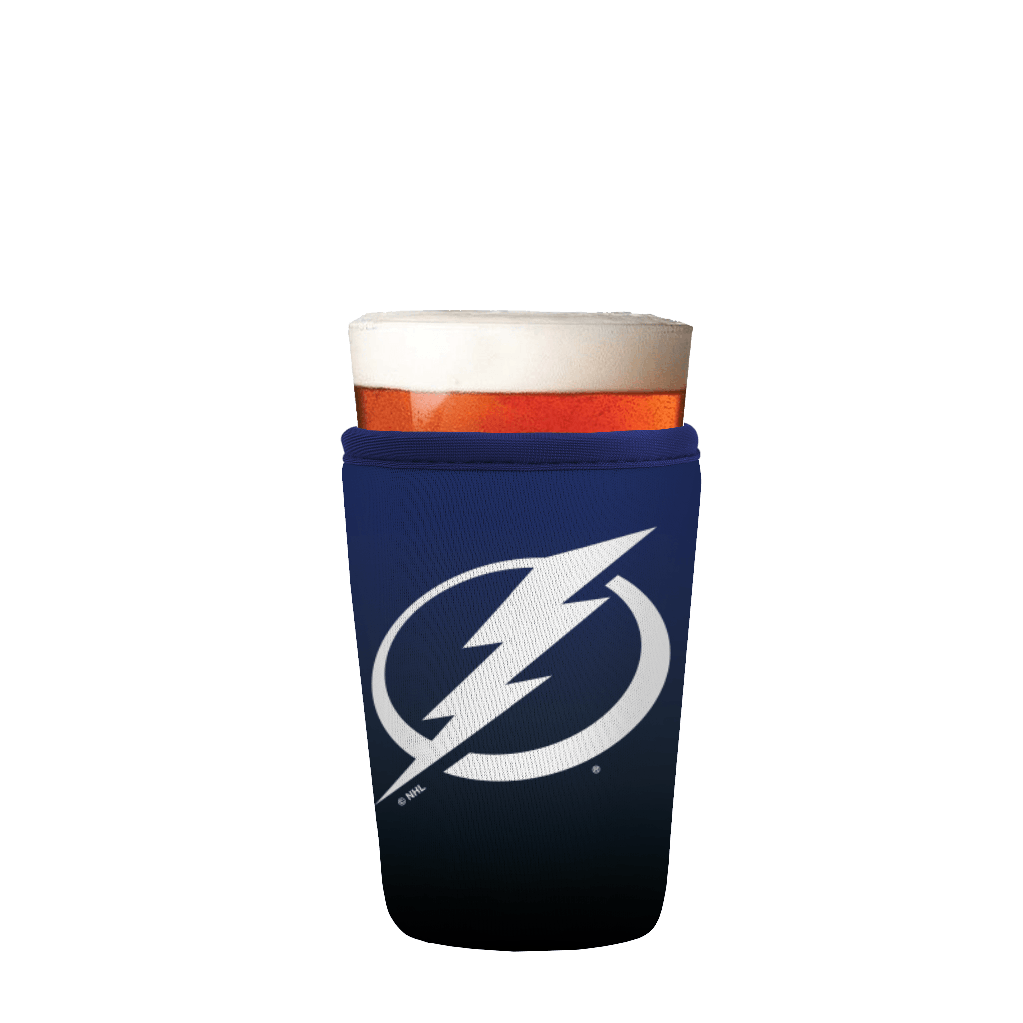 PintGlassSok NHL Tampa Bay Lightning Ombre 16-20oz Pint Glass