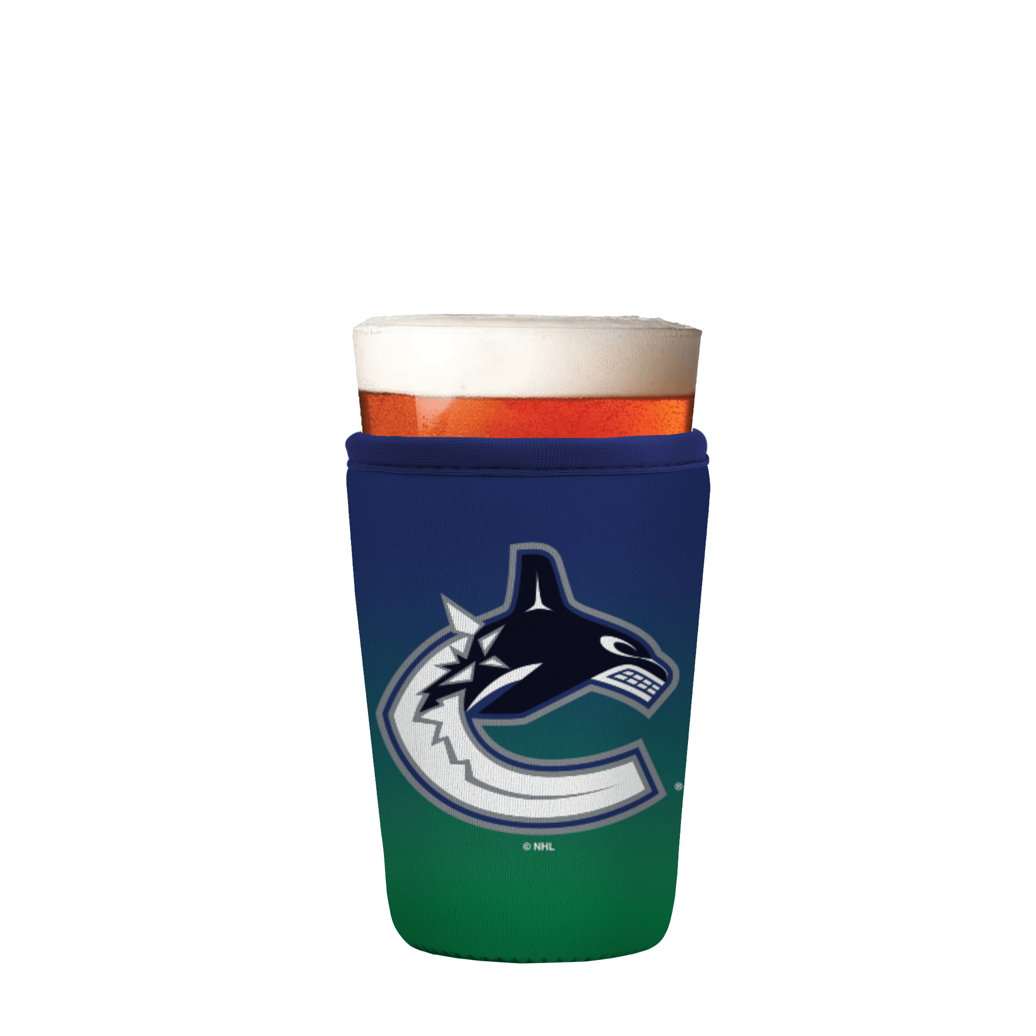 PintGlassSok NHL Vancouver Canucks Ombre 16-20oz Pint Glass