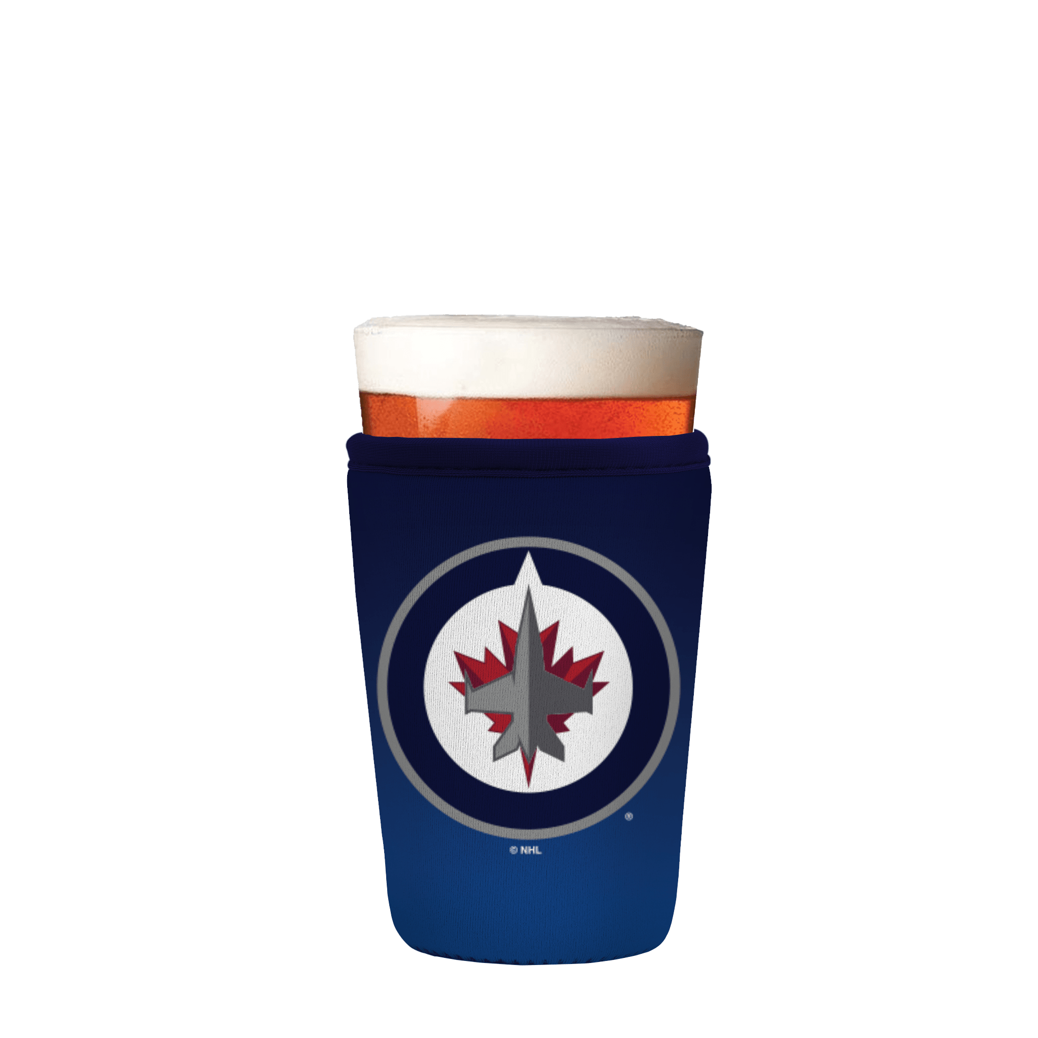 PintGlassSok NHL Winnipeg Jets Ombre 16-20oz Pint Glass