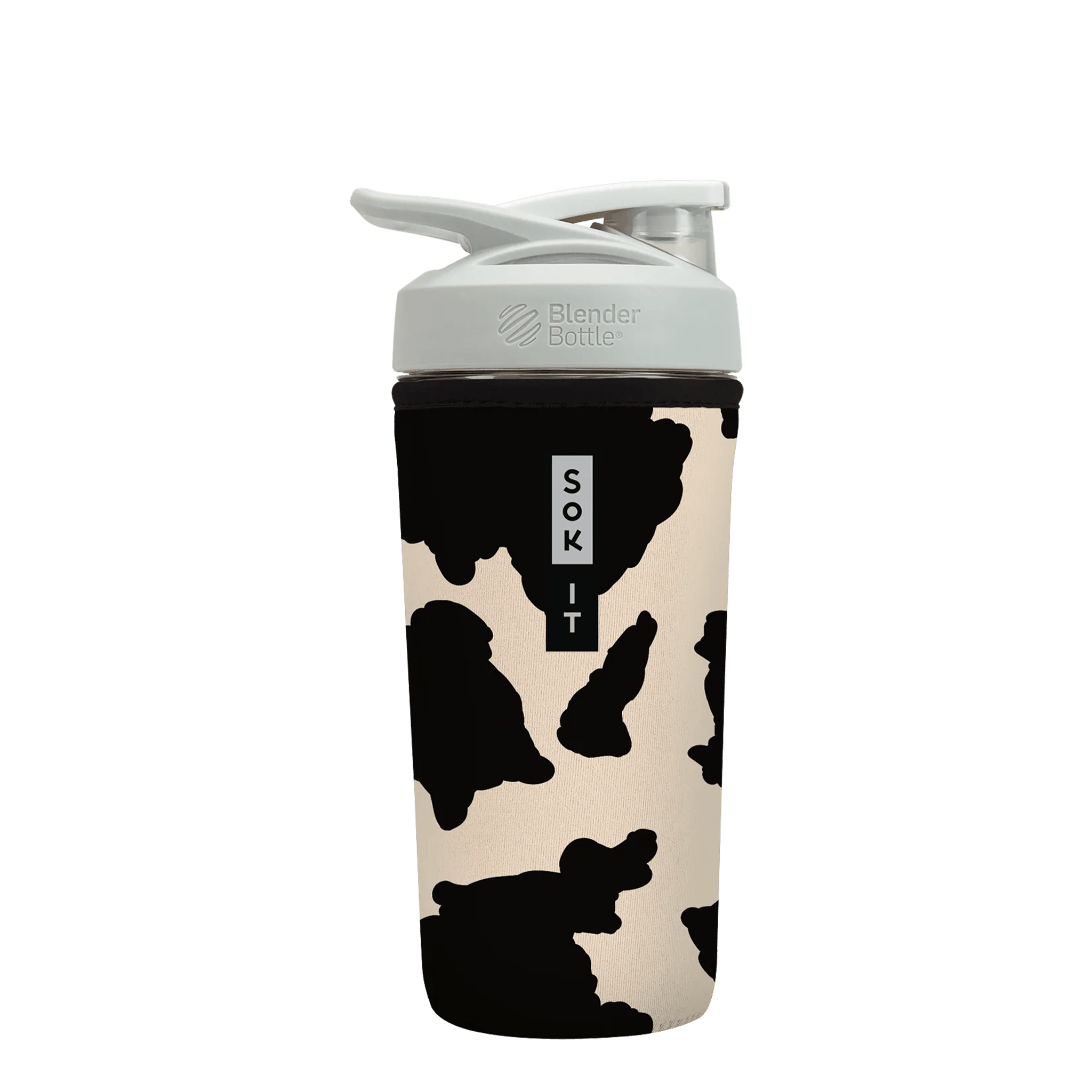 BotlSok - Blender Bottle Cow Print 28oz