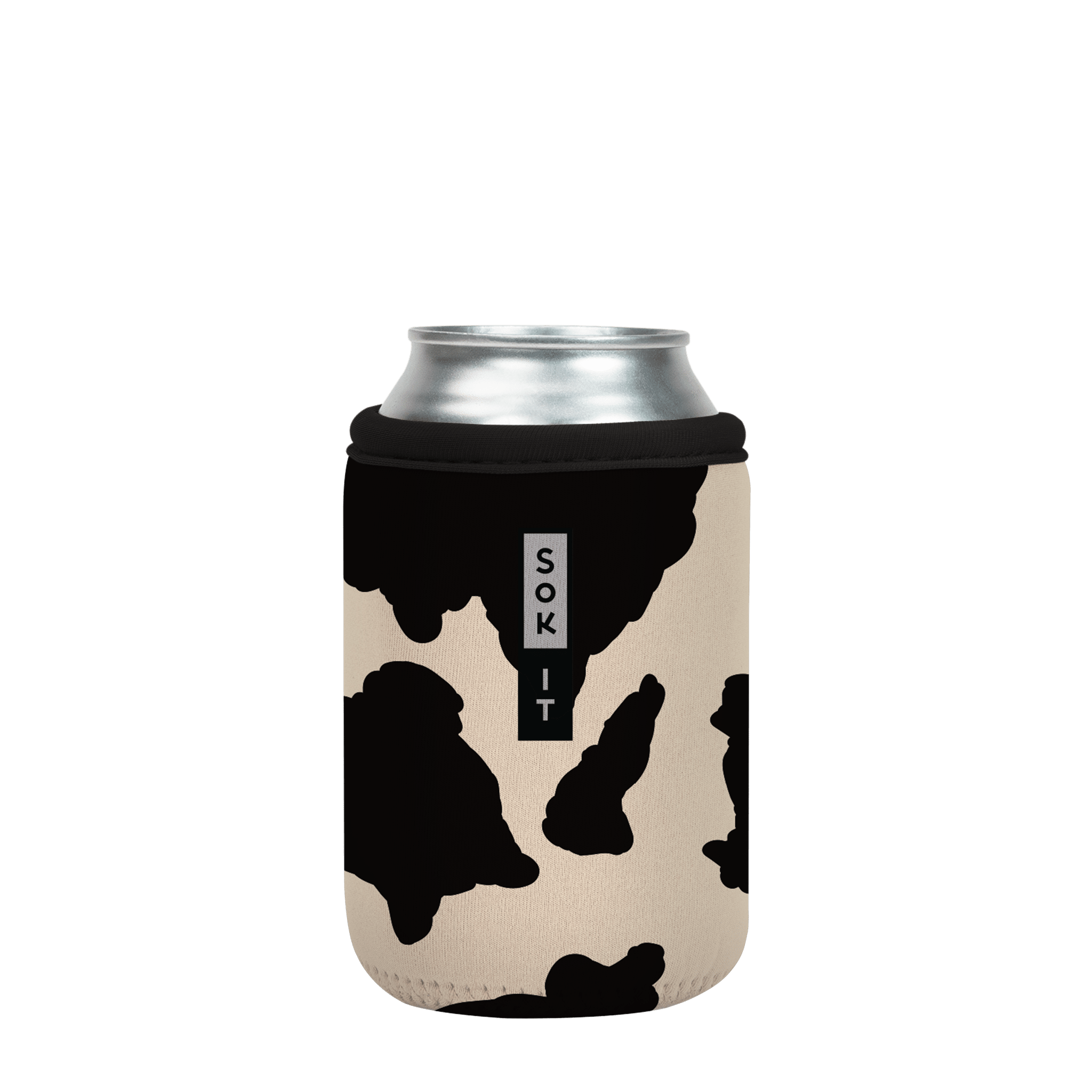 CanSok Cow Print 12oz Can